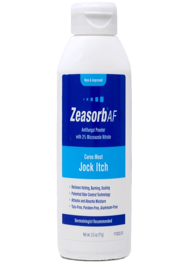 Zeasorb-AF Super Absorbent Antifungal Treatment Powder for Jock Itch 2.5 oz (Pack of 11) - Image 1